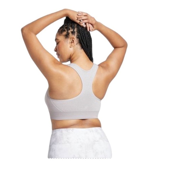 2 pair All In Motion Medium Support Seamless Racerback Sports Bra - Picture 3 of 8